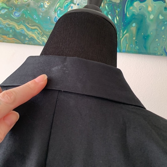 EUC Michael Kors Womens size 8 blazer business casual silver black button jacket - Picture 6 of 10